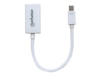 MANHATTAN Mini DisplayPort auf HDMI Adapter Mini DisplayPort-Stecker auf HDMI-Buchse passiv weiss