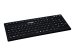 GETT InduProof Smart Classic Silikon Tastatur mit NUM-block 106 Tasten IP68 wasserdicht desinfizierbar USB Farbe: schwarz Layout: DE