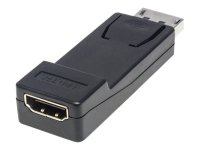 MANHATTAN DisplayPort auf HDMI Adapter DisplayPort-Stecker auf HDMI-Adapterbuchse passiv schwarz