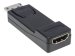 MANHATTAN DisplayPort auf HDMI Adapter DisplayPort-Stecker auf HDMI-Adapterbuchse passiv schwarz