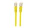 INTELLINET Netzwerkkabel Cat6A S/FTP 0,5m gelb vollkupfer Cat6A-zertifiziert RJ45-Stecker/RJ45-Stecker LSOH