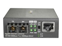 STARTECH.COM LWL Medienkonverter - 1000Base-SX - Multi Mode - 550m - SC Glasfaser auf Ethernet Konverter - LWL zu Kupfer Konverter