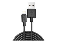 LINDY 3m USB an Lightning Kabel schwarz