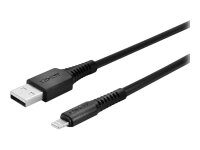 LINDY 3m USB an Lightning Kabel schwarz