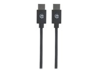 MANHATTAN USB 2.0 Typ C-Kabel 3m schwarz Typ C-Stecker...