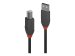 LINDY 3m USB 2.0 A/B Kabel Anthra Line