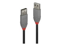 LINDY 3m USB 2.0 A Kabel Anthra Line