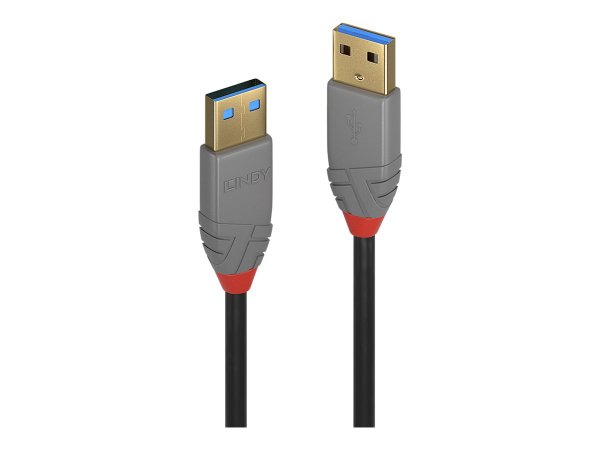 LINDY 3m USB 3.0 Typ A Kabel Anthra Line