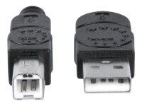 MANHATTAN USB 2.0 B Anschlusskabel 1m Typ A Stecker - Typ...