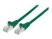 INTELLINET Netzwerkkabel Cat6a S/FTP 1m gruen vollkupfer Cat6a-zertifiziert LS0H RJ45-Stecker/RJ45-Stecker