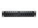 INTELLINET 12-Port Cat6 Patchpanel 25,4cm 10Z UTP 1 HE schwarz