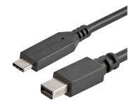 STARTECH.COM 1,8m USB-C auf Mini DisplayPort Kabel - USB C zu mDP Kabel - 4K 60Hz - Schwarz