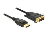 DELOCK Kabel Displayport 1.2 Stecker > DVI 24+1...