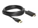 DELOCK Kabel Displayport 1.2 Stecker > High Speed HDMI-A Stecker Passiv 4K 5 m schwarz