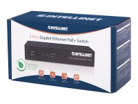 INTELLINET 5-Port Gigabit Ethernet PoE+ Switch 4 x PSE...