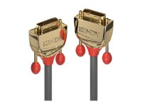 LINDY 1m DVI-D Dual Link Kabel Gold Line Digital Dual Link Stecker 24+1