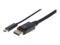 MANHATTAN USB Typ C auf DisplayPort-Kabel 1m Konvertiert...