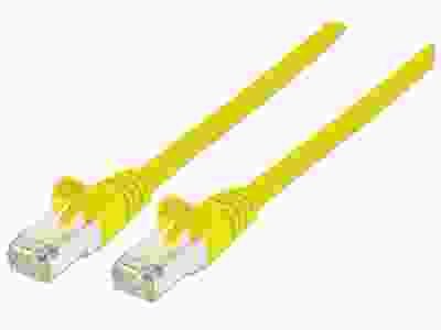 INTELLINET Netzwerkkabel Cat5e SF/UTP 2m gelb RJ45-Male/RJ45-Male