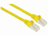 INTELLINET Netzwerkkabel Cat5e SF/UTP 2m gelb RJ45-Male/RJ45-Male