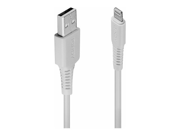 LINDY 1m USB an Lightning Kabel weiss Apple MFi lizenziertes Produkt