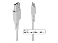 LINDY 1m USB an Lightning Kabel weiss Apple MFi lizenziertes Produkt