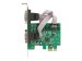 DELOCK PCI Express Karte > 2 x Seriell RS-232 High Speed 921K mit Spannungsversorgung