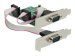 DELOCK PCI Express Karte > 2 x Seriell RS-232 High Speed 921K mit Spannungsversorgung