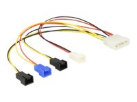 DELOCK Kabel Stromversorgung Molex 4 Pin Stecker > 4 x...