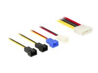 DELOCK Kabel Stromversorgung Molex 4 Pin Stecker > 4 x...