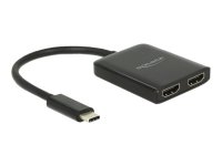 DELOCK USB Type-C Splitter DP Alt Mode > 2 x HDMI out...