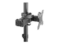 NEOMOUNTS Monitor Desk Mount Tischhalterung 25,4-81,3cm 10-32Zoll Klemme/Durchführung VESA75-100 Volle Bewegung schwarz