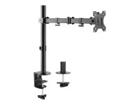 NEOMOUNTS Monitor Desk Mount Tischhalterung 25,4-81,3cm 10-32Zoll Klemme/Durchführung VESA75-100 Volle Bewegung schwarz