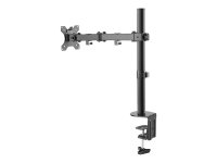 NEOMOUNTS Monitor Desk Mount Tischhalterung 25,4-81,3cm 10-32Zoll Klemme/Durchführung VESA75-100 Volle Bewegung schwarz