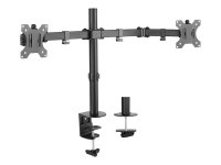 NEOMOUNTS Monitor Dual-Desk Mount Tischhalterung 25,4-81,3cm 10-32Zoll Durchführung/Klemme Volle Bewegung für zwei Bildsc