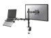 NEOMOUNTS Monitor und Notebook Tischhalterung 25,4-81,3cm 10-32Zoll max 8kg Volle Bewegung deskmount schwarz