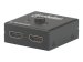 MANHATTAN 4K bi-direktionaler HDMI-Splitter/Switch 2-Port 4K30Hz manuelle Auswahl passiv kein Netzteil benoetigt schwarz