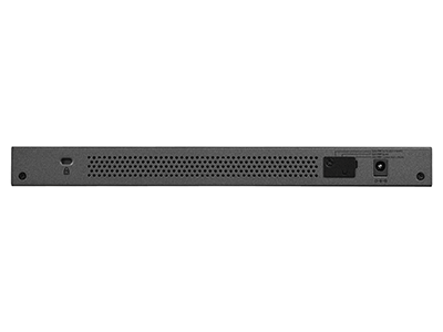 NETGEAR 16-Port Gigabit unmanaged Switch PoE/PoE+ 76W PoE Budget lüfterlos Metallgehäuse Desktop/Rack Wandbefestigung