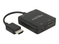 DELOCK HDMI Audio Extractor 4K 60 Hz kompakt