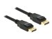 DELOCK Kabel Displayport 1.2 Stecker > Displayport Stecker 4K 60 Hz 1,5 m schwarz