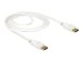 DELOCK Kabel Displayport 1.2 Stecker > Displayport Stecker 4K 60 Hz 1,5 m weiss