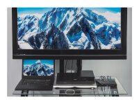 MANHATTAN 1080p 4-Port HDMI Multiviewer Switch mit 4 Eingaengen auf ein Display Videobandbreiten-Verstaerker Fernbedienung schwarz