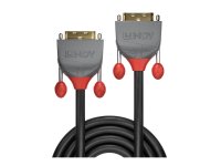 LINDY 0,5m DVI-D Dual Link Kabel Anthra Line