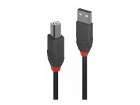 LINDY 7,5m USB 2.0 Typ A an B Kabel Anthra Line