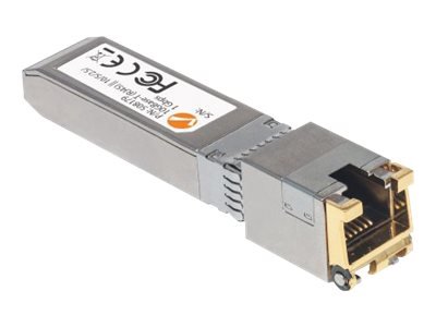 INTELLINET 10 Gigabit SFP+ Mini-GBIC Transceive fuer RJ45-Kabel 10GBase-T 30m bis 10Gbit/s Uebertragungsraten mit Cat6a Kabeln