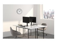 NEOMOUNTS D865BLACK DeskStand Tischständer 25,4-81,28cm 10-32Zoll 7kg Gasfeder Höhenverstellbar 35-47cm Volle Bewegung Ne