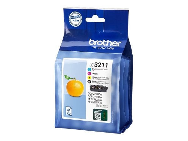 BROTHER LC3211 VALUE BLISTER LC3211BK/C/M/Y