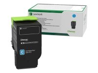 LEXMARK 78C1XC0 Ruckgabe-Tonerkassette Cyan mit...