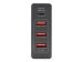 DIGITUS 4-Port USB-Ladeadapter 72W 1x USB-C PD 5 9 15 20V/3A 3x USB-A 5V/2.4A schwarz