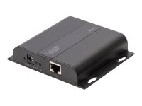 DIGITUS 4K HDMI Extender über IP Empfängereinheit via Netzwerkkabel CAT 5/5e/6/7 4K2K/30Hz schwarz