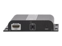 DIGITUS 4K HDMI Extender über IP Empfängereinheit via Netzwerkkabel CAT 5/5e/6/7 4K2K/30Hz schwarz